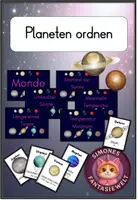 Vorschau - Stationenlernen - Sonnensystem entdecken: Planeten ordnen - Deckblatt