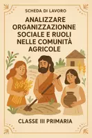anteprima - Esercizi - Analizzare organizzazione sociale e ruoli nelle comunità agricole - Pagina di copertina