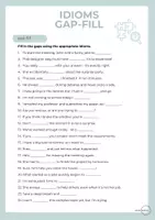 Vista previa - Hojas de trabajo - Idioms Bundle - página 2