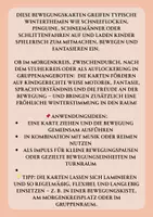 Vorschau - Bildkarten - Winter-Bewegung - Morgenkreiskarten für den Kindergarten - Seite 1