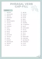 Vista previa - Juegos / Gamificación - Phrasal Verbs Gap Fill - página 3
