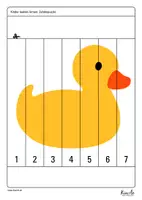 Vorschau - Spiele - Zahlenpuzzle zum Erlernen der Zahlen im Zahlenraum bis 7 - Seite 3