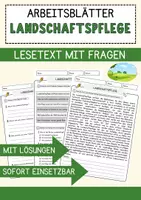 Vorschau - Arbeitsblätter - Biologie Materialpaket: Lesetexte mit Richtig Falsch Multiple Choice und Offenen Fragen - Deckblatt