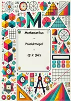 Vorschau - Stundenentwürfe - Oberstufe Mathe Produktregel (12_G9) - Deckblatt