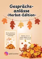 Vorschau - Bildkarten - Gesprächskarten Herbst - Deckblatt