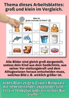 Vorschau - Arbeitsblätter - Gegensätze spielerisch lernen – 10 kreative Arbeitsblätter zum Vergleichen für Kinder - Seite 3