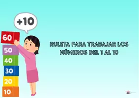 Vista previa - Juegos / Gamificación - Ruleta para trabajar el conteo del 1 al 10 - Portada