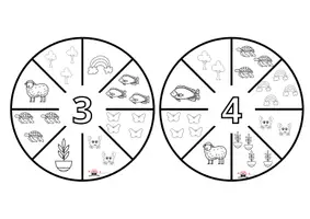 Vista previa - Juegos / Gamificación - Ruleta para trabajar el conteo del 1 al 10 - página 2