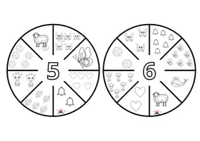 Vista previa - Juegos / Gamificación - Ruleta para trabajar el conteo del 1 al 10 - página 3