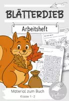 Vorschau - Stationenlernen - "Der Blätterdieb" - Arbeitsheft zum Bilderbuch rund um den Herbst - Deckblatt