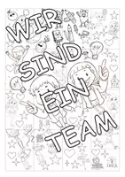 Vorschau - Mal- und Bastelvorlagen - Gemeinschaftsbild_WirsindeinTeam - Seite 3