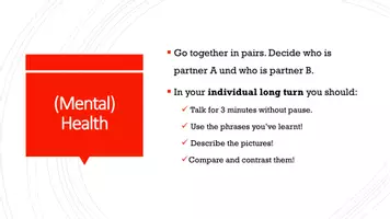 Vorschau - Stundenentwürfe - (Mental) Health Presentation + Worksheets - Seite 1