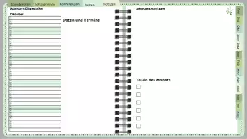 Vorschau - Anderer Materialtyp - Lehrkräfteplaner Schuljahr 2025/2026 - Deckblatt