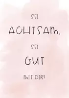 Vorschau - Poster - Achtsamkeit: Kärtchen und Poster - Seite 1
