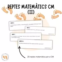 Vista previa - Refuerzo / NEE / Materiales de apoyo - REPTES MATEMÀTICS CM (II) - Portada