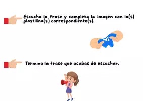 Vista previa - Manualidades / Dibujos para colorear - Comprensión/Asociacíon - aprendamos con plastilina - página 1