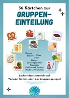 Vorschau - Bildkarten - Gruppeneinteilung - 36 Kärtchen (Gruppenbildung Gruppen Karten) - Deckblatt