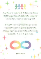 Vista previa - Hojas de trabajo - CUADERNO de TRABAJO - TEA - página 1