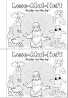 Vorschau - Arbeitsblätter - Lese-Mal-Heft "Kinder im Herbst" DaZ / DaF / Deutsch - Seite 1