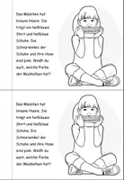 Vorschau - Arbeitsblätter - Lese-Mal-Heft "Kinder im Herbst" DaZ / DaF / Deutsch - Seite 2