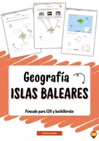 Vista previa - Unidades / Secuencias / Situaciones de Aprendizaje - 🌍Mapas y orientación. Trabajamos Islas Baleares (geografía de España) - Portada