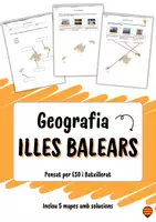 Vista previa - Unidades / Secuencias / Situaciones de Aprendizaje - 🌍 Mapes i Orientació - Illes Balears (Geografia d'Espanya) - Portada