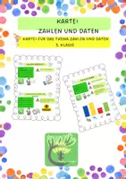 Vorschau - Spiele - Kartei Zahlen und Daten Schulstufe 3 - Deckblatt