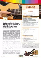 Vorschau - Stundenentwürfe - Materialpaket Schneeflöckchen, Weißröckchen - Begleitung mit Boomwhackers, Soundbellows, Ukulelen und Orffinstrumenten - Seite 1