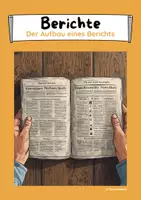 Vorschau - Arbeitsblätter - Der Aufbau eines Berichts - Deckblatt
