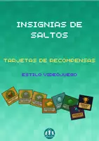 Vista previa - Juegos / Gamificación - Insignias Retro Pixel Art – Retos de Saltos - Portada