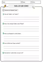 Vorschau - Arbeitsblätter - Quellen und Senke Biologie Pflanzen Lesetext mit Richtig Falsch Multiple Choice und Offenen Fragen - Seite 3