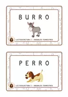 Vista previa - Hojas de trabajo - Animales terrestres I - LECTOESCRITURA - página 3