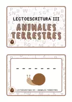 Vista previa - Hojas de trabajo - Animales terrestres III - LECTOESCRITURA - página 1