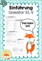 Vorschau - Arbeitsblätter - Einführung Lineatur Kl. 4 - Deckblatt