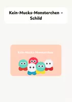 Vorschau - Poster - Kein-Mucks-Monsterchen – Schild - Deckblatt