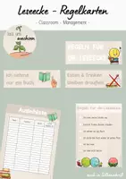 Vorschau - Poster - Leseecke - Regeln & Ausleihliste - Deckblatt
