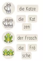 Vorschau - Spiele - Zuordnungsübung - Einzahl Mehrzahl - Seite 3