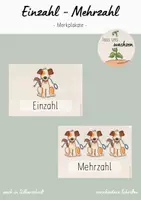 Vorschau - Poster - Merkplakate - Einzahl & Mehrzahl - Deckblatt