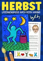 Vorschau - Arbeitsblätter - Pop Art Laternenumzug nach Keith Haring - Kunst für St. Martin - Deckblatt
