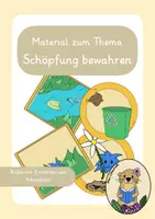 Vorschau - Arbeitsblätter - Material zum Thema Schöpfung bewahren - Deckblatt