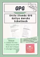 Vorschau - Arbeitsblätter - Schulbuchrallye GPG5 Einstiegsstunde - Deckblatt