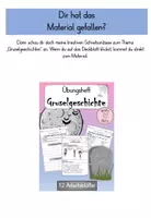 Vorschau - Arbeitsblätter - Faltbuch: Gruselgeschichte - Seite 2