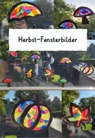 Vorschau - Mal- und Bastelvorlagen - Herbst -Fensterbilder - Deckblatt