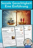 Vorschau - Arbeitsblätter - SOZIALE GERECHTIGKEIT: Eine Einführung - Deckblatt