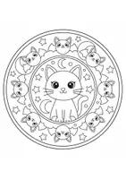 Vorschau - Mal- und Bastelvorlagen - Mandalas "Helloween" (Freiarbeitsmaterial) - Seite 3