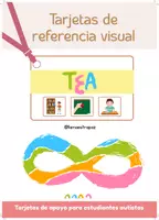 Vista previa - Refuerzo / NEE / Materiales de apoyo - Tarjetas de Referencia Visual TEA - Portada