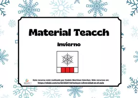 Vista previa - Juegos / Gamificación - Carpeta Teacch – Invierno ❄️ - Portada