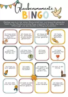 Vorschau - Arbeitsblätter - Glaubensmomente-Bingo: Reflexion im Religionsunterricht (ab Klasse 2) - Seite 1