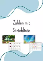 Vorschau - Arbeitsblätter - Zählen mit der Strichliste (Zahlen 1-12) - Deckblatt