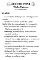 Vorschau - Spiele - Würfel-Rhythmen mit Bodypercussion (Musikspiel) - Seite 2